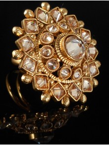 Designer Polki Finger Ring